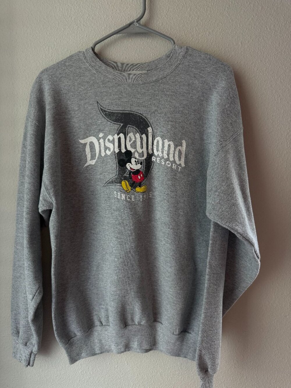 Grey Disneyland Crewneck